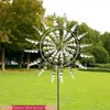 New Unique And Magical Metal Windmill Outdoor Wind Spinners Wind Catchers Yard Patio L Awn Garden Decoration L230620