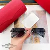 22% OFF New High Quality 23 types of Kajia personalized frameless Sunglasses men's ins fashion same metal sunglasses women's ct2452234