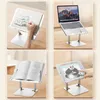 Desk Drawer Organizers Adjustable Aluminum Reading Book Stand Holder Multi HeightsAngles Cookbook Bracket for Laptop Tablet 230710