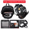 Школьные сумки 45L Travel Rackpack 156 "рюкзак для ноутбуков USB Зарядка против кражи многофункциональных подростков школа Mochila 230710
