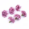 Decorative Flowers 1-10Pcs Colors Hydrangea Artificial Flower Head Wedding Wreaths Christmas Decorations For Home Diy Gift Fake Plants