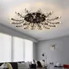 Plafoniere Lampadario di cristallo moderno Lustro per soggiorno Camera da letto Cucina Illuminazione per interni Apparecchio a LED