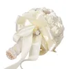 Styles Ivoire Soie Rose Fleurs De Mariage Bouquets De Mariée Fleurs En Mousse Artificielle Bouquet Romantique Mariée Tenant Fleur