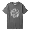 Męskie koszulki XINYI Tshirt 100% bawełna dorywczo śmieszne formuły matematyczne drukuj lato luźne oneck t shirt dla mężczyzn koszulka z krótkim rękawem męska 230710