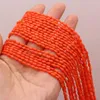 Beads Orange Water Drop Shape Coral Loose Spacer For Jewelry Making DIY Women Necklace Bracelet Earrings Accessories Size 4x5mm