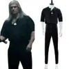 Geralt of Rivia Cosplay Costume Necklace Casual Wear Outfit Full Set291A