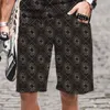 Herrshorts Casual Harajuku-mönster Elastisk midja Streetwear Snabbtorkande baddräkt 2023 Simning Lös Män/Kvinnor Man Mode Strand