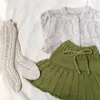 ショーツ女の子スカートと下パンツニット子供服ボトムス春夏幼児スカートブルマ230711