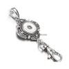 Key Rings 6Styles Snap Jewelry Button Chains Crystal Owl 18Mm Keychains Keyring For Women Drop Delivery Dhudz