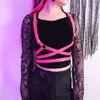 Gürtel Mode Brustgurt Harness Sexy Korsett Pu-leder Körper Bondage Hosenträger Für Frauen Goth Dessous Fetisch Kleidung Mehrere Farbe