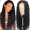 Pretty Girl Brazilian Water Wave Lace Wig Transparent Lace Frontal Wig Human Hair For Black Women Frontal Wig