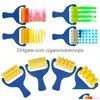 Suprimentos de pintura 31 pçs/conjunto esponjas de tinta para crianças pequenas pincéis divertidos com avental à prova d'água Brinquedos de aprendizagem precoce Xbjk2207 Drop Deli Dhszt