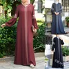 Dubai abaya turkiska bangladesh kvinna abaya jilbab femme musulman muslimsk klänning islamiska kläder kaftan marocain kaftan242V
