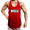 Erkek Tank Tops Gym Fitness Top Erkekler Sıradan Moda Kolsuz Baskı T-Shirt Yaz Terine Dayanıklı Rahat Hızlı Kuru Yarış Singlet