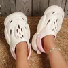 Slippers Beach Flats Platform Sandals Casual Autumn Walking Eva Dress Flip Flop 2023 Hollow Women Shoes Slides