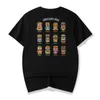 Summer Short Sleeve T-shirt Loose Large Size Clothes Fun Embroidered Men's Wear