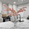 Fleurs décoratives 109 cm Blossom de cerise artificielle longue branche de mariée en soie décoration maison chambre jardin bricolage vase faux décor de fleur