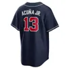 Maglia da baseball Custom Mens Women Youth City Connect 13 Ronald Acuna Jr. sfida Austin Riley Matt Olson Harris II Spencer Strider Ozzie Albies Jones Rosario Fried