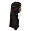 Scialli Donne Musulmano Turbante Hijab Cappelli Fiore Foulard Scialli Berretti Cappello arabo islamico Cappello Ramadan Preghiera Cappello Cofano Copertura completa Perdita di capelli x0711