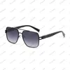 bas prix ~ Lunettes de soleil Luxurys Designer Hommes Femmes Adumbral Uv400 Lunettes Classique Marque Lunettes Mâle Lunettes de Soleil Cadre En Métal De Haute Qualité Lunettes De Soleil