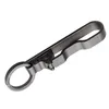 Keychains Fashion Belt Keychain Men Titanium Alloy Key Chain Waist Buckle Lightweight Business Custom Keyring