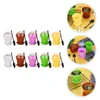 Dinnerware Sets 10 Plastic Pot Box Cake Planter Small Flowerpots Mousse Ice Drink Dessert 7.5X8CM