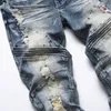 Jeans pour hommes mode 2023 hommes coton déchiré trou décontracté Slim Biker automne hiver hommes pantalons mâle Hip Hop Denim pantalon