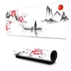 Mouse Pads Wrist Cherry Blossom Sakura Gaming Mouse Pad Office Rubber Locking Edge Big Computer Mousepad Desk Mat R230711