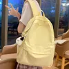 Borse da scuola Cool Fashion Green Waterproof Women Laptop College Zaino Girl Nylon Kawaii Bag Lady Teen Trendy Female Travel Book