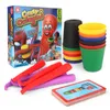 Autres jouets Family Party Jeu de société Crazy Octopus Racing Tasses empilables Multijoueur Apprentissage interactif et éducatif Enfants 230710