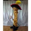 Costumes d'usine 2018 Costume de mascotte de chat botté Costume de mascotte de chat de chatte 231c
