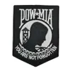 Leathers Pow Mia Embroidered Patch Heat sealed backing For Motorcycle Biker Jacket Iron On Sew On Patch 3 5 G0176 S303S