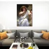 Realism Portrait Female Canvas Artwork Bacchante William Adolphe Bouguereau Handmade Art Painting Family Room Decor