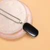 Pendant Necklaces 2023 Natural Stone Necklace Rectangle Turquoises Damation Jasper Charm For Making DIY Jewerly Party Gift