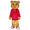 2018 Costume de mascotte de tigre de haute qualité Animal Cartoon Déguisements Adulte Size207T