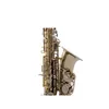 Saxophone alto Mib professionnel avancé nickel brillant verni laiton blanc saxophone SAX