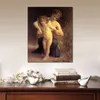 Alta qualità William Adolphe Bouguereau Dipinto su tela Amore disarmato Dipinto a mano Romantico Opera d'arte Decorazione murale