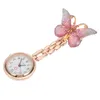 Wristwatches Butterfly Watch Hanging Nurses Women's Digital Kid Watches Badge