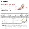 Chaussures habillées Eilyken Style paillettes s soie femmes pompes cristal nœud papillon Satin printemps automne dame talons hauts fête bal 230710