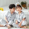 Pajamas Silk Pajamas for Kids Satin Pajamas Girls Pyjama Summer Toddler Boy Pijama Set Green Sleepwear Teenager Pyjamas 10 11 12 13 14 Y 230710