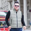 Heren Vesten 2023 Fashion Brand Mannen Solid Zip Up Vest Jassen Losse Winter Casual Mouwloze Lichtgewicht Mannelijk Vest Y46