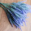 Flores decorativas romântico provence lavanda flor artificial natal decoração casa jardim grão falso plantas aquáticas atacado po