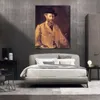 Impressionist Canvas Art Self Portrait with A Palette Edouard Manet Painting Handcrafted Modern Landscapes Hotels Room Decor