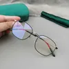 10% OFF Sunglasses High Quality New Frame Family Flat Female Ni Same Fashion Decorative Mirror Irregular Metal Glasses 0681