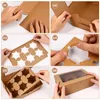 Geschenkpapier 1 Set 20 Stück kreative Kuchenverpackungsboxen Kraftpapier Cupcake mit Einsätzen Jahr Weihnachten Party Hochzeit Box