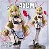 영화 게임 45cm 무료 B 스타일 애니메이션 토끼 소녀 입상 Eruru Maid Bunny 1/4 PVC 액션 피겨 성인 수집 가능한 모델 장난감 선물 선물