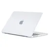 Macbook-fodral för Air Pro 13 14 16 tum Frost Hard Front Bakre skal Helkropp Kolfiber Design Apple Laptop Shell A1932 A1706 A2442 A2485