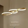 Lampade a sospensione Nordic LED Lampada da soffitto a sospensione in alluminio Sala da pranzo per ufficio Cucina Decorazione moderna Lampada musicale
