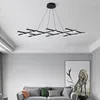 Chandeliers Nordic Minimalist Dining Room Light Led Chandelier Creative Indoor Bedroom Lighting Simple Living Table Hanging Lamp