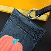 Designer Tassen Bruin Brief Sleutel Portefeuilles Luxe Geruite Pompoen Kaarthouders Portemonnees Beroemde merken Vrouwen en Mannen Clutch Bag Portemonnees Toegangscontrole Kaart Beentje